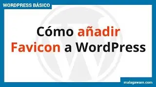 ✅ Cómo añadir un FAVICON en WordPress | en 2 Minutos