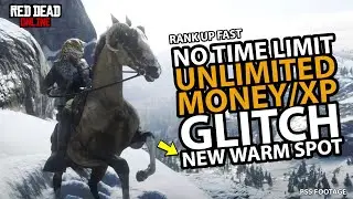 No Time Limit Money Glitch *NEW WARM SPOT* Unlimited Money/XP Glitch  Red Dead Online (Bluewater)