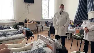 Посещение в госпитале военнослужащих, прибывших из зоны СВО.