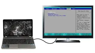 Accessing the BIOS on a Laptop with a Broken Screen │ Viewing the BIOS via HDMI, VGA, DVI, or Dis...