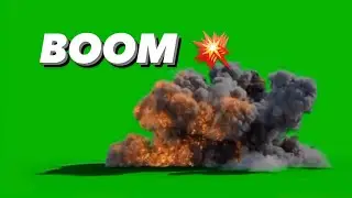 Boom 💥 Green Screen Blast #greenscreen #blast