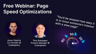 Codesphere Webinar - Pagespeed Optimization (German)