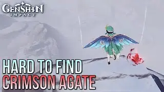 GENSHIN IMPACT - Crimson Agate Hard to Find Locations in Dragonspine