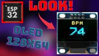 How To Use The I2C 128x64 OLED Display On The ESP32