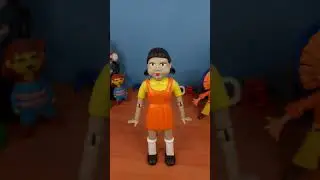 ИГРА В КАЛЬМАРА !!! Кукла слеплена! Из пластилина! Тише едешь дальше будешь! Нетфликс! Корея. Сериал