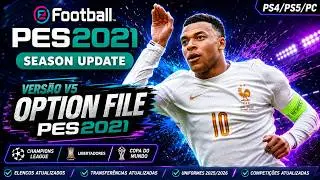 PES2021 - OPTION FILE V5 Season 2026 EXTEND | PS4/PS5/PC