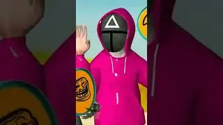 SQUID GAMES ( GUESSING DALGONA CANDY ) with Granny, Scary Teacher, Kidnapper Rod & Nick 