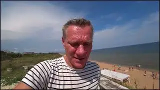Кучугуры. Второй день. Пляж Ильич в Кучугурах на закате