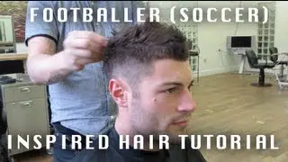 Footballer Inspired Men's Hair Tutorial | Mens Hairstyle How To