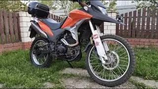Ирбис ХР250. Мучительная прокачка заднего тормоза.