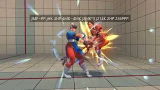 [SF4REMIX] Chun-Li Basic Combos (B25)