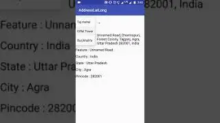Android get address from latitude and longitude geocoder