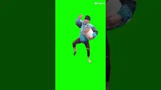 mud dance green screen
