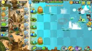 Plants vs Zombies 2 Walkthrough - Big Wave Beach Day 13