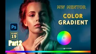 How to use Gradient Tool in Photoshop Cs6 - Photoshop class 19 part 2