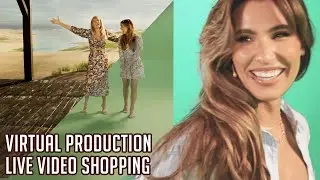 Live shopping in Real-time Virtual Production, VFX compositing in Aximmetry & Unreal Engine | Lindex