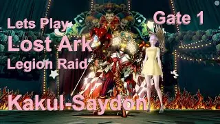Lost Ark Kakul-Saydon Gate 1 Bard POV clown raid Normal Mode