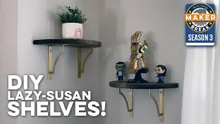 Easy DIY shelves with a single cut!