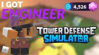 I Got The ENGINEER Tower in TDS Hardcore… | Trio Miners Strategy | Tower Defense Simulator Roblox