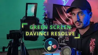 Easy Green-Screen in Resolve - DaVinci Resolve Beginner Tutorial in 1 minute!
