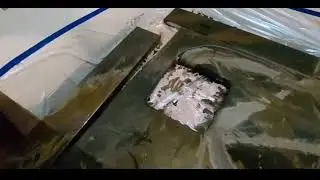My first epoxy countertop pour. @StoneCoatCountertops