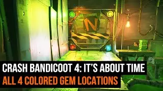 Crash Bandicoot 4 | Blue, Red, Green, and Yellow Gem locations