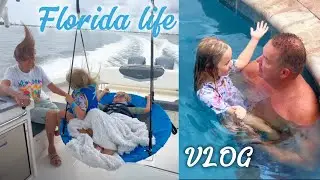 Florida life! Наконец мы опять на лодке, но купаться не можем 🙁