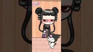 Kuromi & My melody In avatar World 