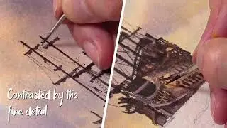 Sailing Ship - Preview with Geoff Kersey ⎮ Watercolour Landscapes