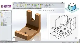 SolidWorks Tutorial # 21 Exercise | 3D Studio | SolidWorks Tutorial for Beginners