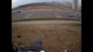 130423 Hill climb & down on DRZ400SM