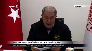 Zap Bölgesi Teröristlerden Temizlendi / Irak Sınırı Olan 302 Kilometrelik Hat Güvenli Hale Getirildi