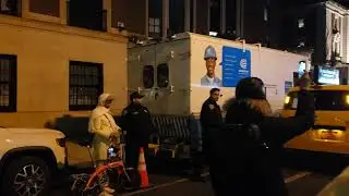 Митинг памяти Навального у посольства России в Нью Йорке February 16, 2024