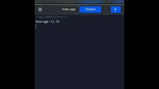 Day 17 of series|| How to write a c++ program to find the average of an array of numbers.