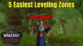 5 of the EASIEST Leveling Zones in HARDCORE CLASSIC WOW