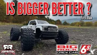 Arrma Big Rock Crew Cab 6S BLX First Run – A True Beast!