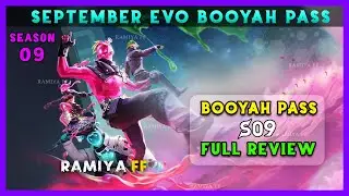 🟣 SEPTEMBER BOOYAH PASS FREE FIRE 2023 (BP 09) FULL REVIEW | RAMIYA FF