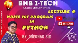 Write 1st Program in Python