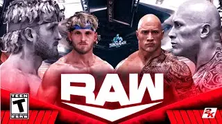 🎯Logan Paul vs The Rock: Epic Showdown | Full Match | WWE Raw