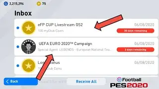 Pes 2020 || FREE REWARDS || LEGEND*3 || 100 myClub