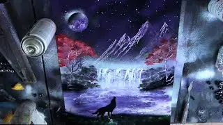 A Relaxing Painting (Timelapse) - SPRAY PAINT ART