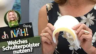 Richtige Schulterpolster für meine Kleidung - Inge Szoltysik-Sparrer - oh NÄH! Quicky
