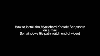 How to Install Mystichord snapshots