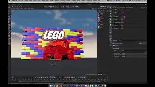 MoGraph LEGO 04 Light and Render settings