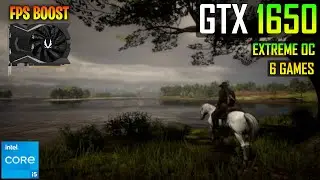GTX 1650 GDDR6 with Extreme overclock - Tested in 6 Games (Part 1)