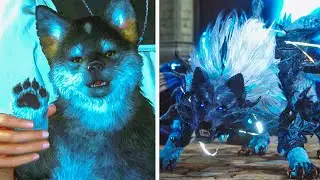 Torgal Being a Good Boy and Evolution To Fenrir - Final Fantasy 16 all Torgal Scenes