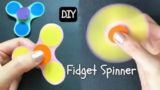 Finger Fidget Spinner/Easy Paper Hand Spinner/DIY Toy