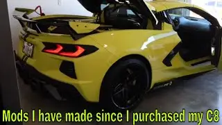 Check Out The Awesome Mods I've Added To My C8 Corvette - All Price Revealed!