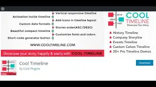 Showcase Your History Using Cool Timeline WordPress Plugin