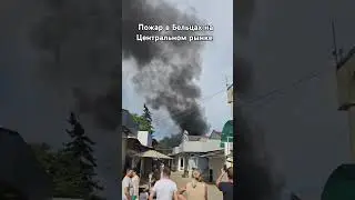 Пожар в Бельцах на Центральном рынке - 30 августа 2024 г.